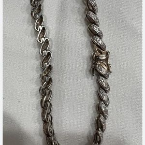 Sterling silver bracelet used